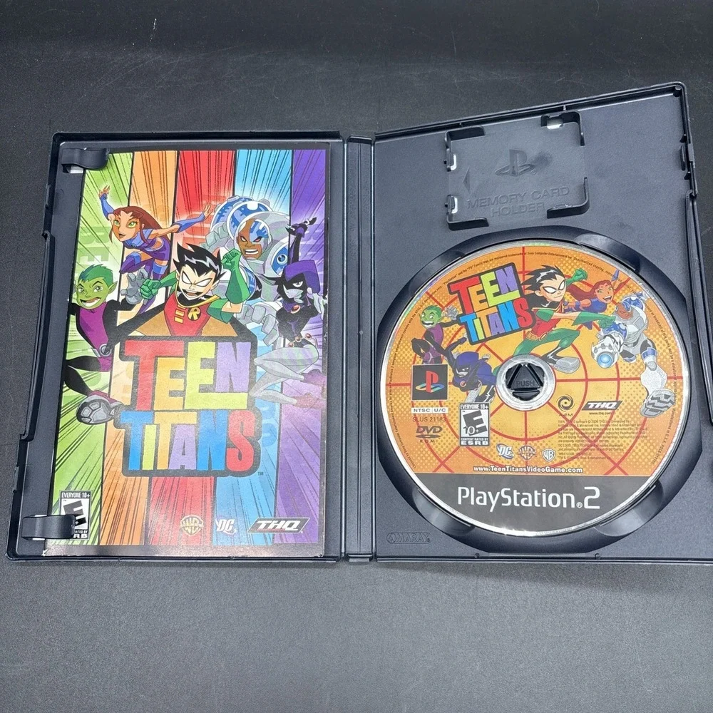 Teen Titans PS2 PlayStation 2 Complete CIB - Tested Working - With Manual